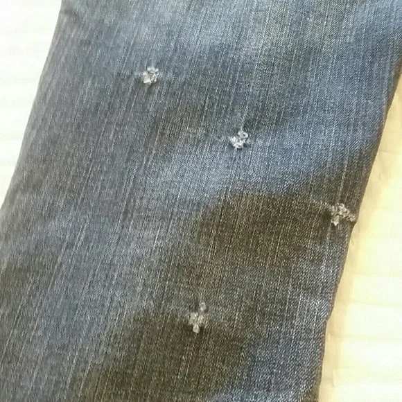 BIG STAR Sweet Low Boot Distressed Jeans EUC 28 D7 - Picture 7 of 8